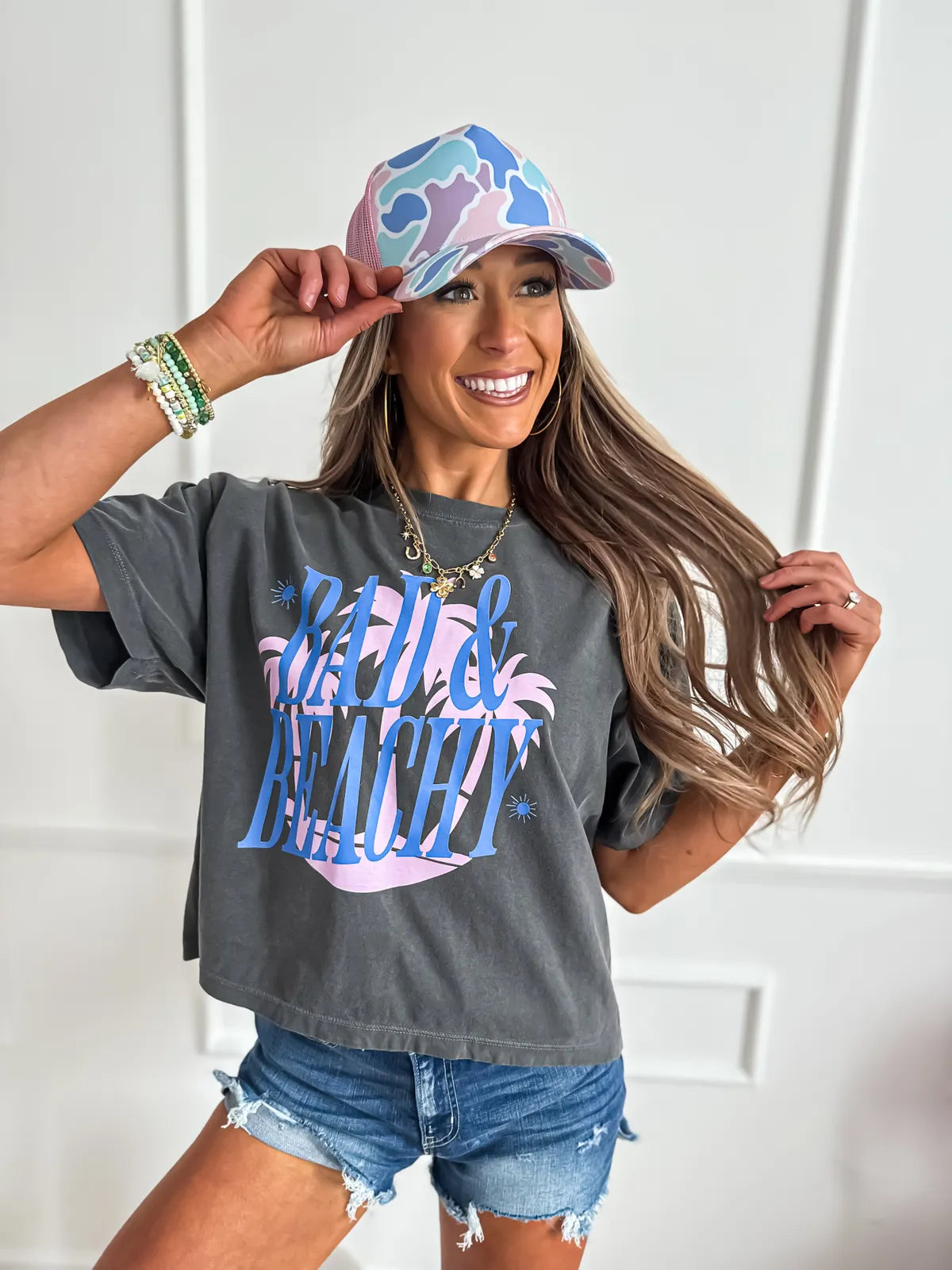 Bad & Beachy Boxy Tee
