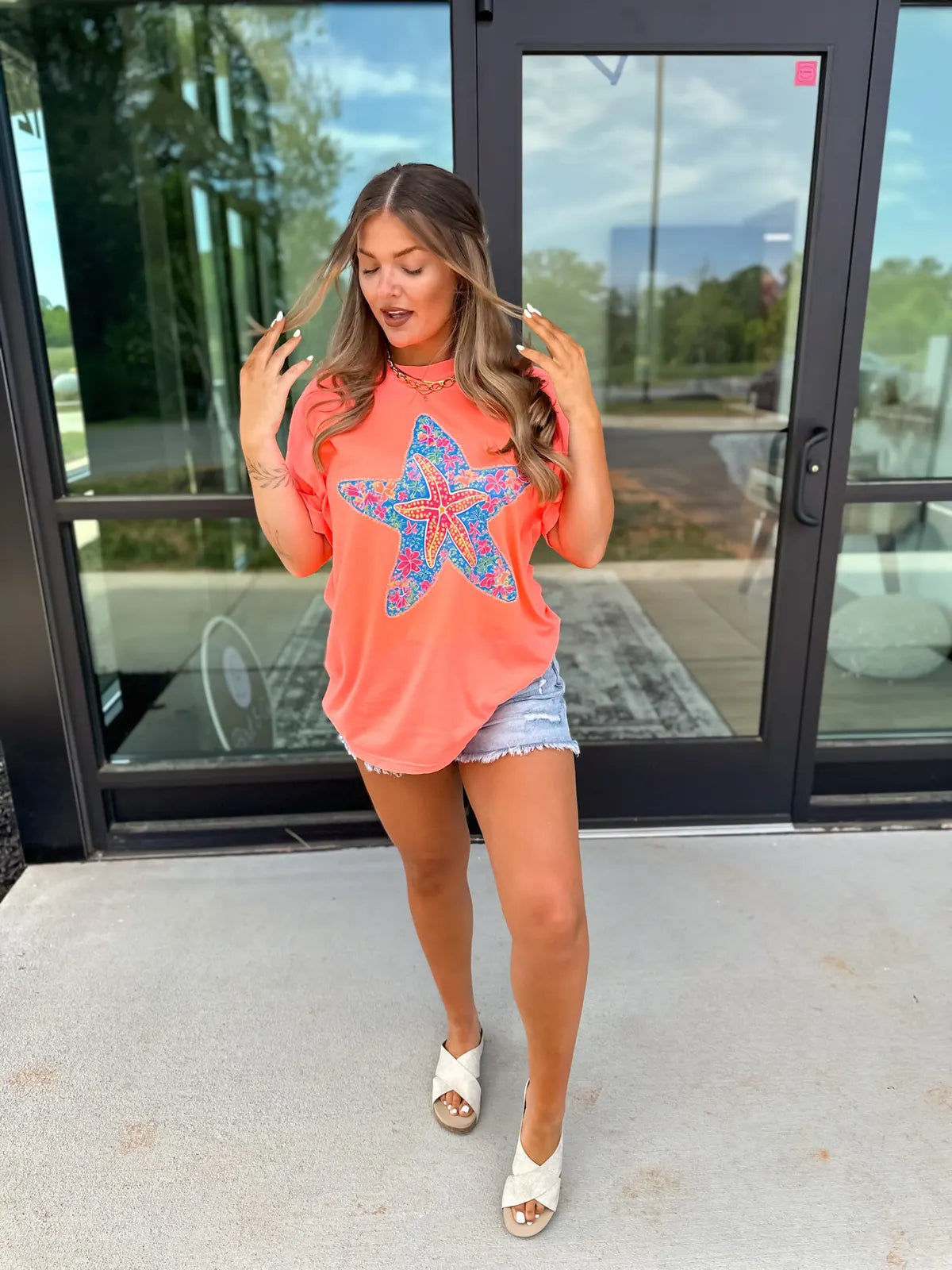 Neon Starfish Tee