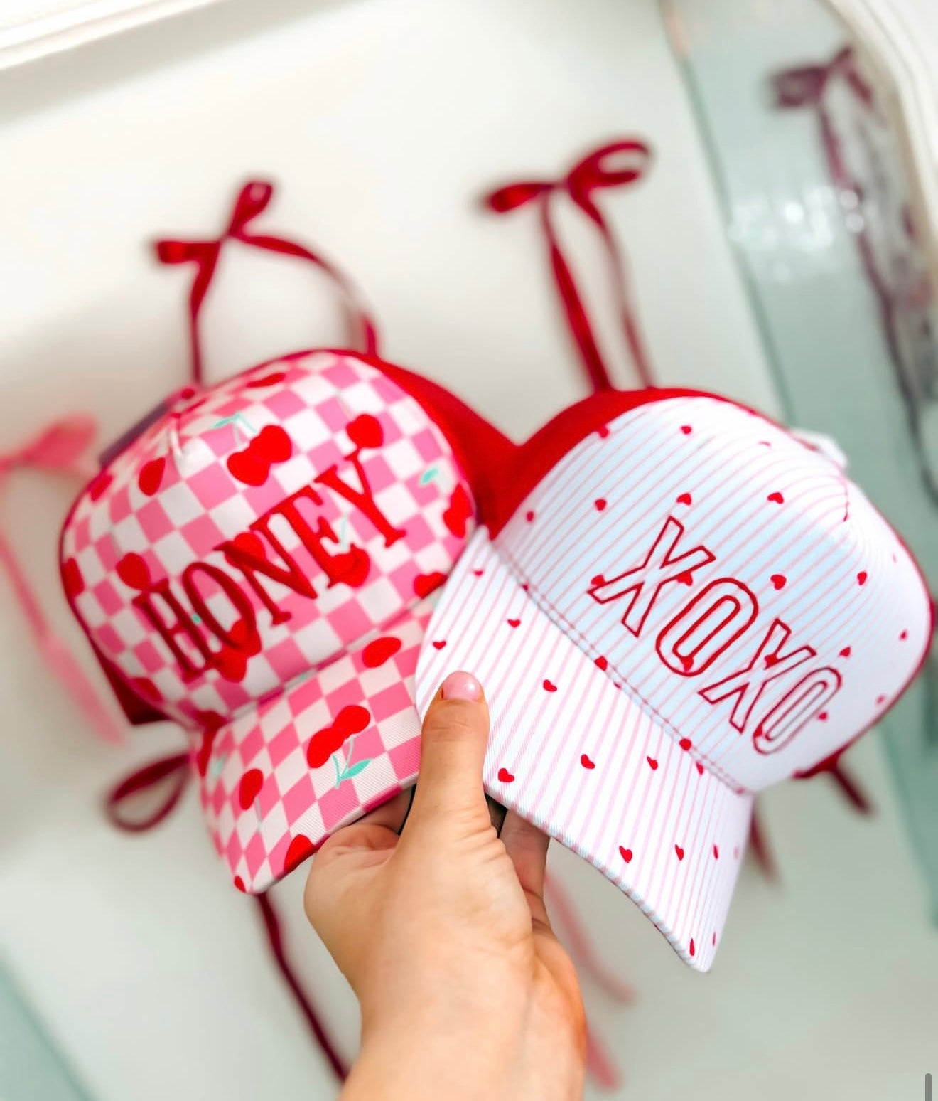 Honey Heart Cherries Hat