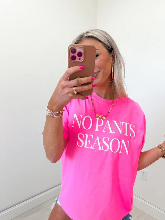 No Pants Season Tshirt Cover Up