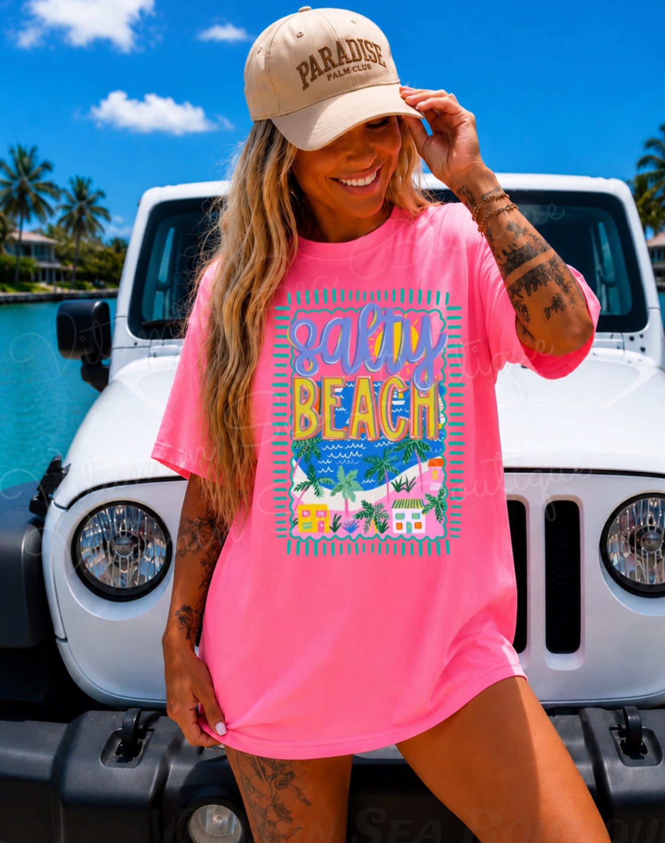 Salty Beach Tee/Sweatshirt