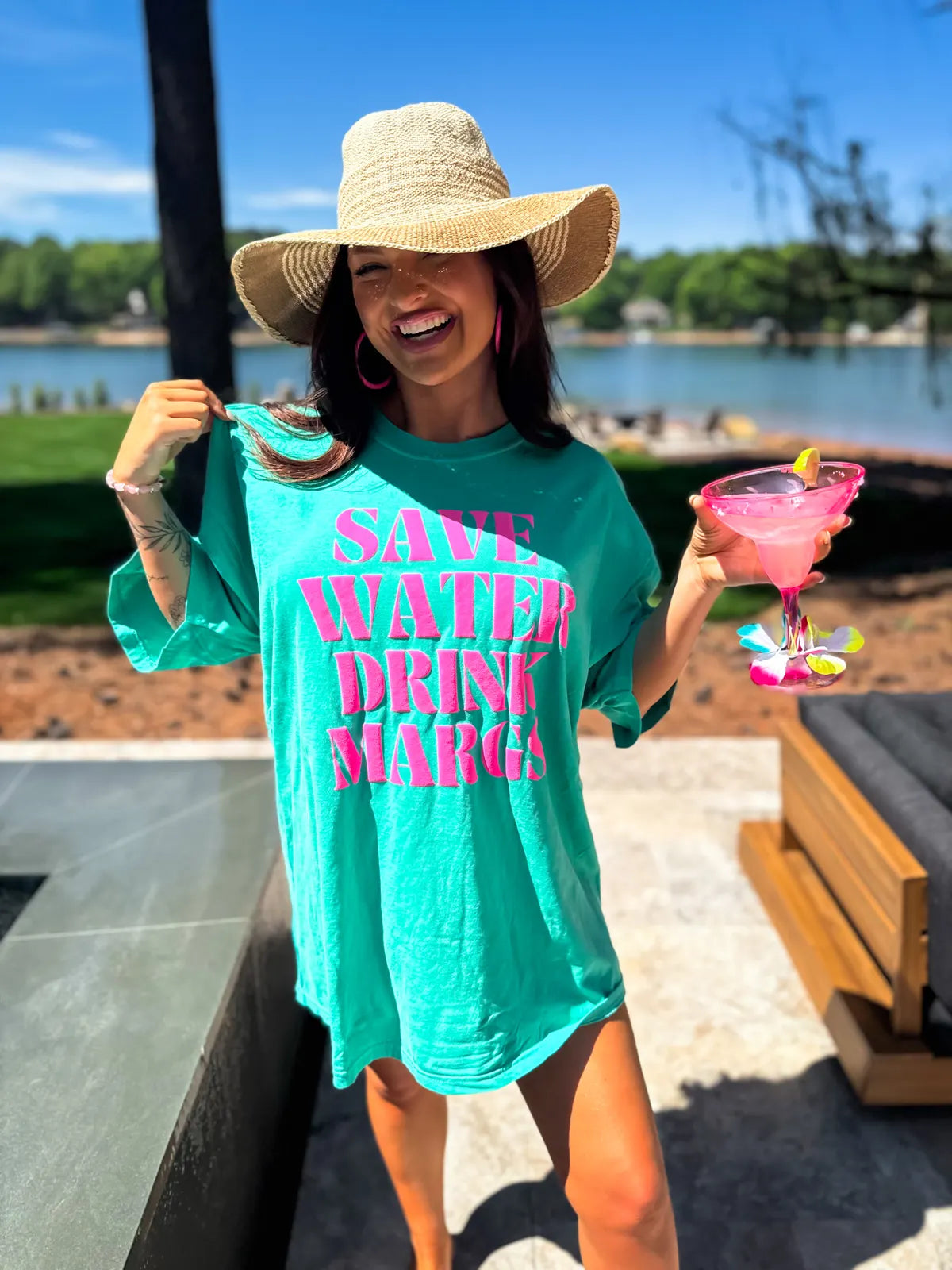 Save Water Drink Margs Island Reef Tee