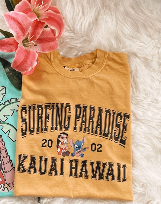 Surfing Paradise Stitch Tee