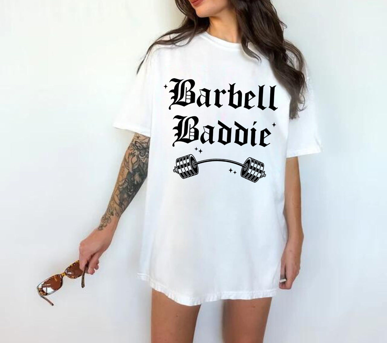 Barbell Baddie Tee/Sweatshirt