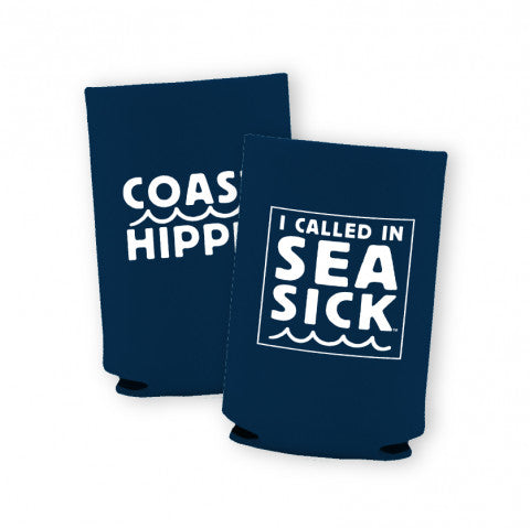 Navy Sea Sick Koozie