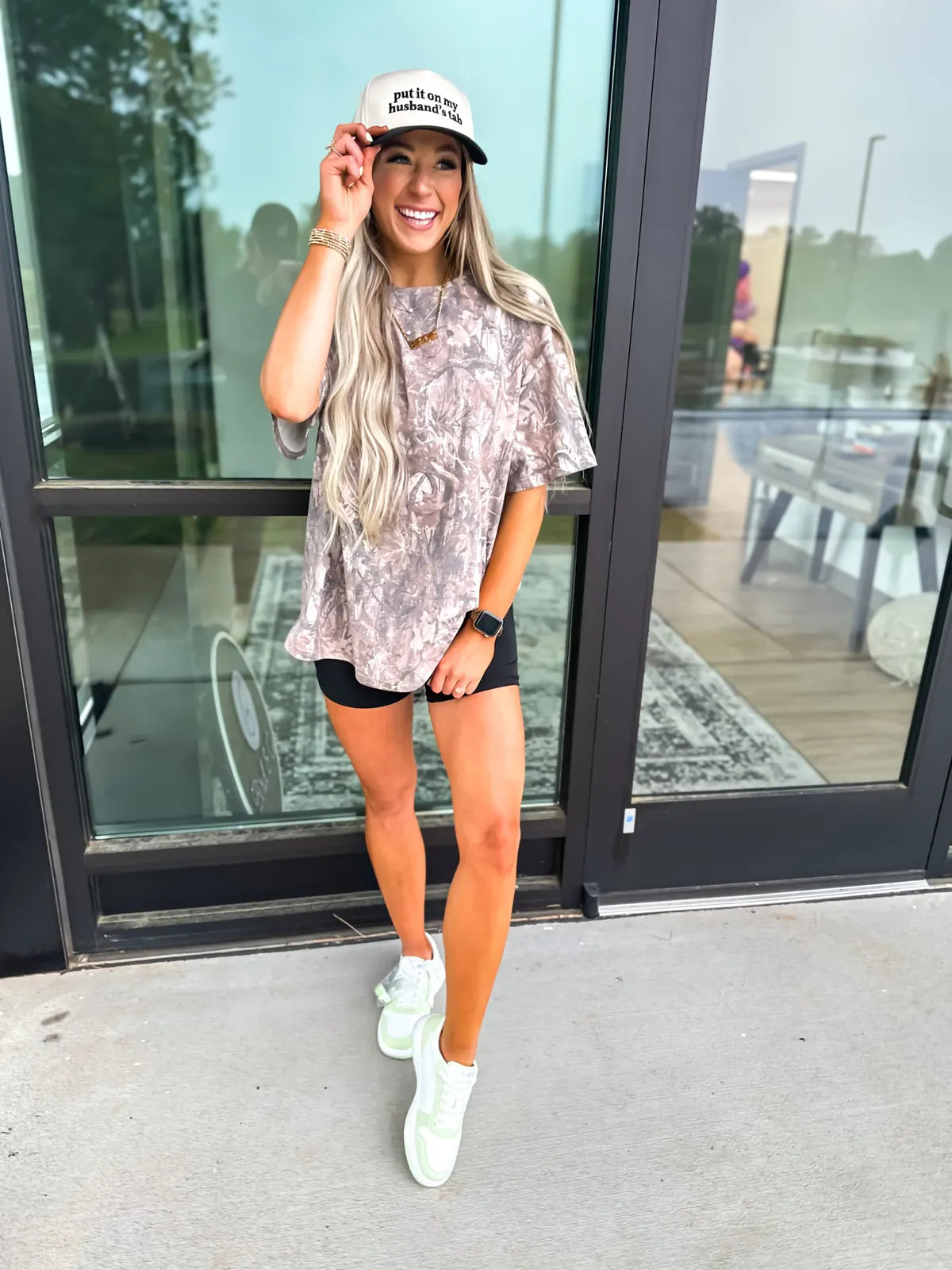 Dark Camo Oversized Tee