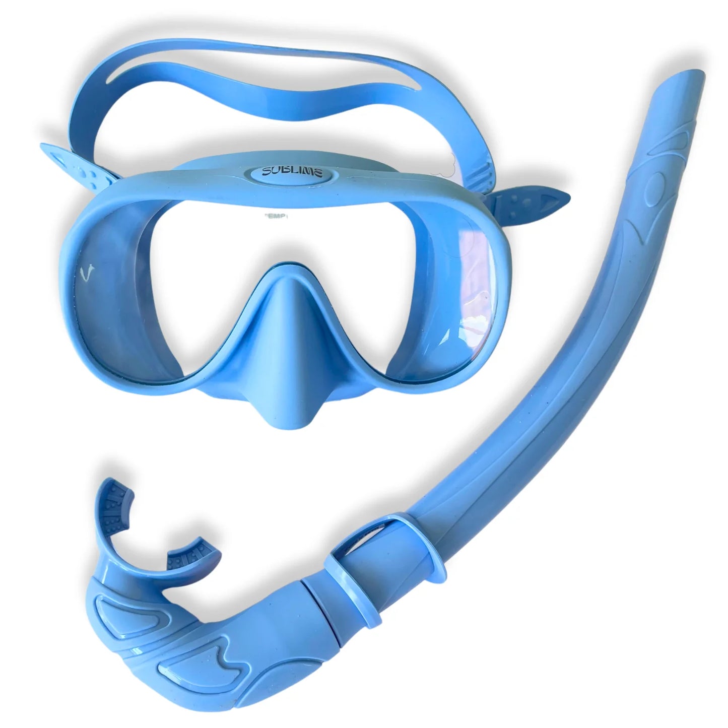 Light Blue Snorkel Set