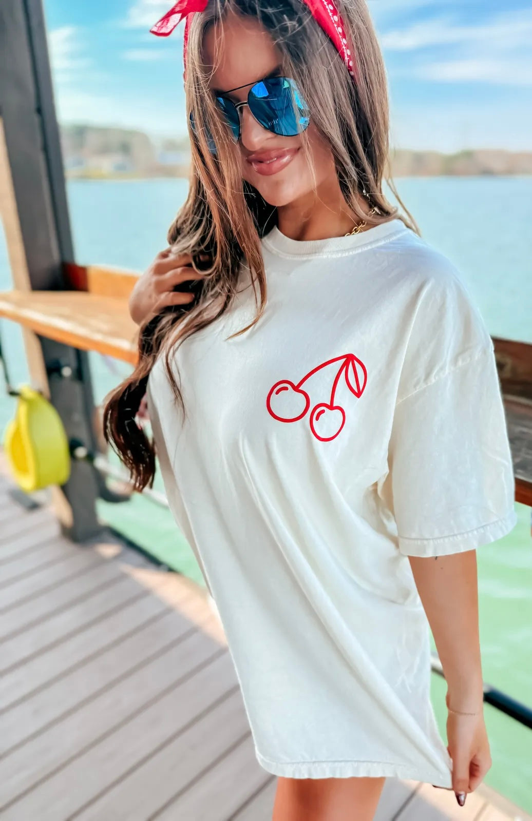 Coastal Cherries Tee