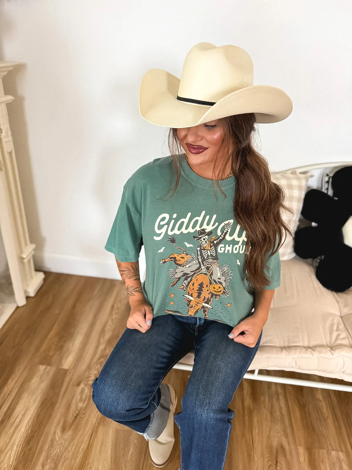 Giddy Up Ghouls Tee