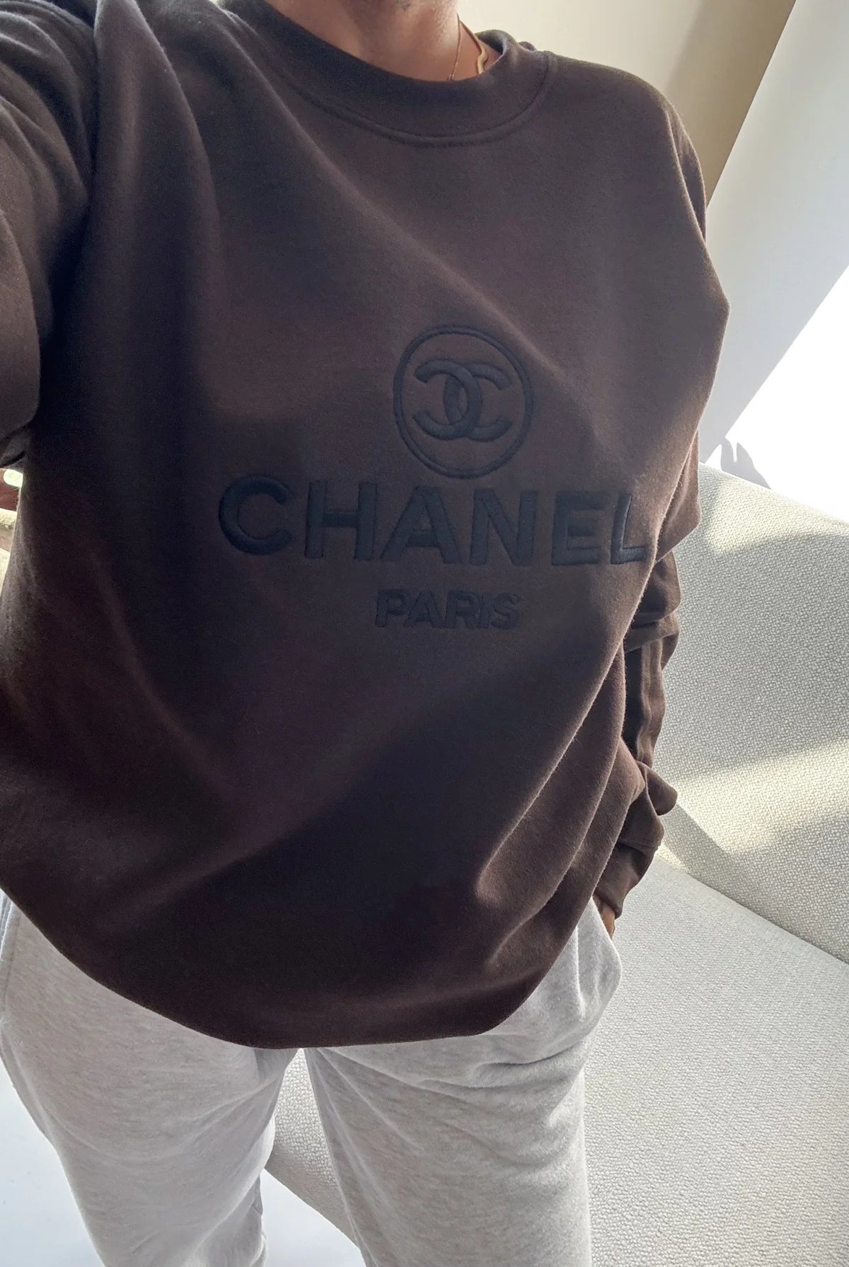 Preppy Embroidered Tees/Sweatshirts