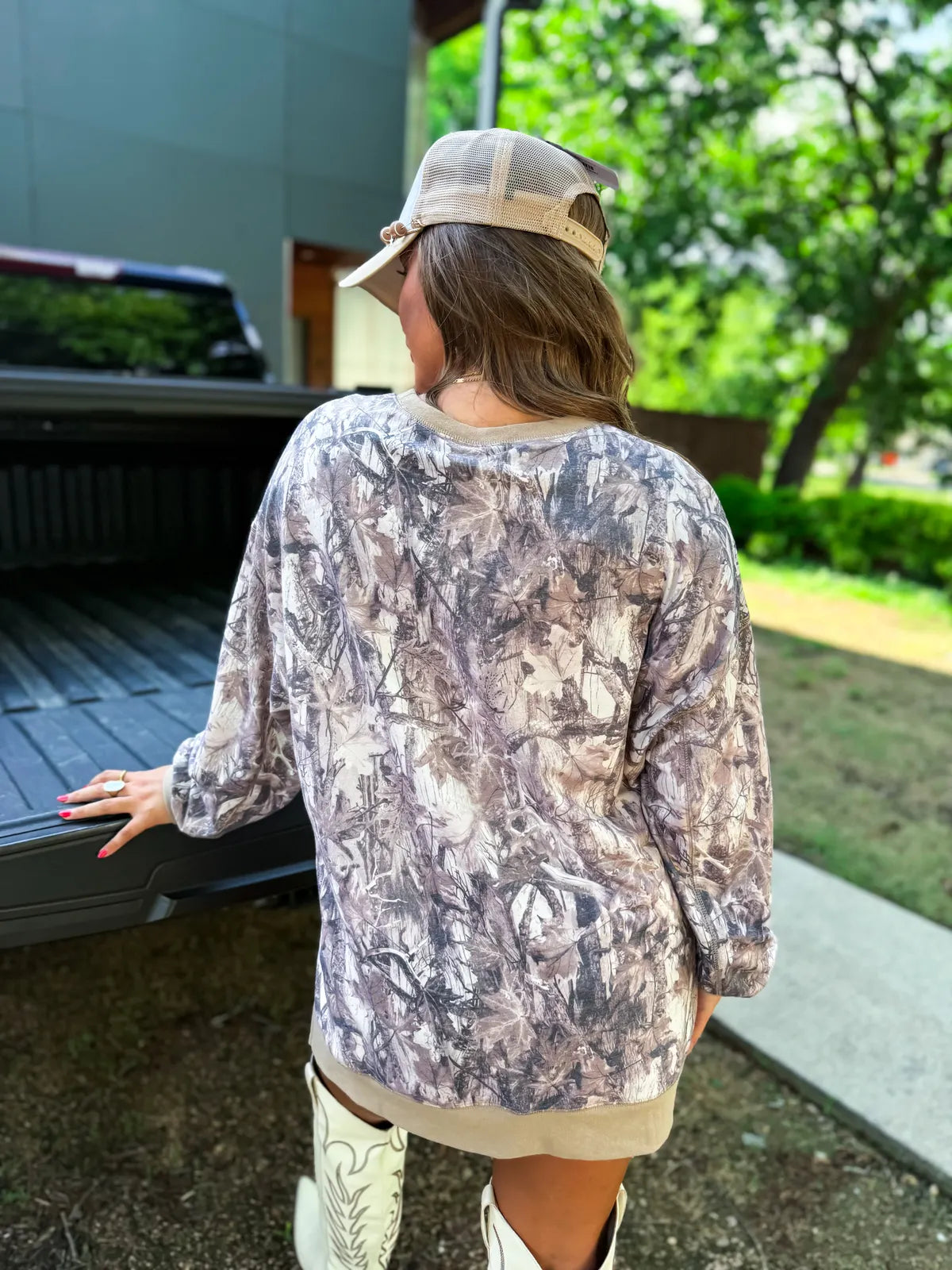 PREORDER Dark Camo Long Sleeve Pullover