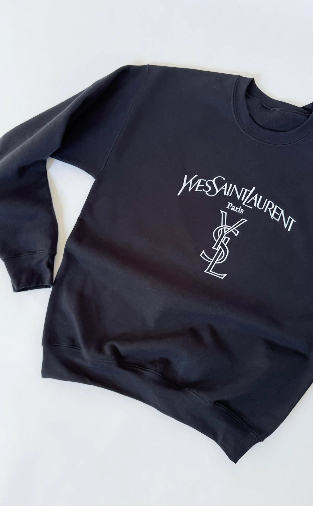 Preppy Paris Embroidered Sweatshirt