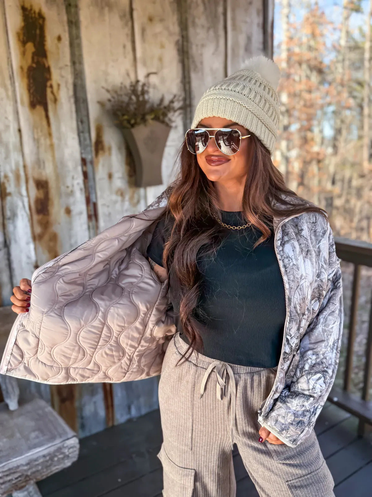 PREORDER Dark Camo Cozy Cloud Jacket