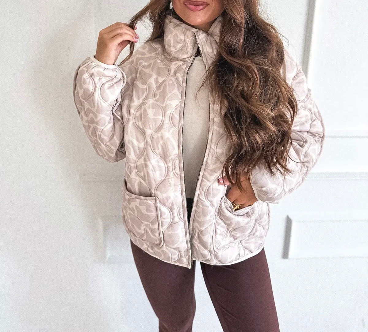 Preorder Neutral Marsh Camo Cozy Cloud Jacket