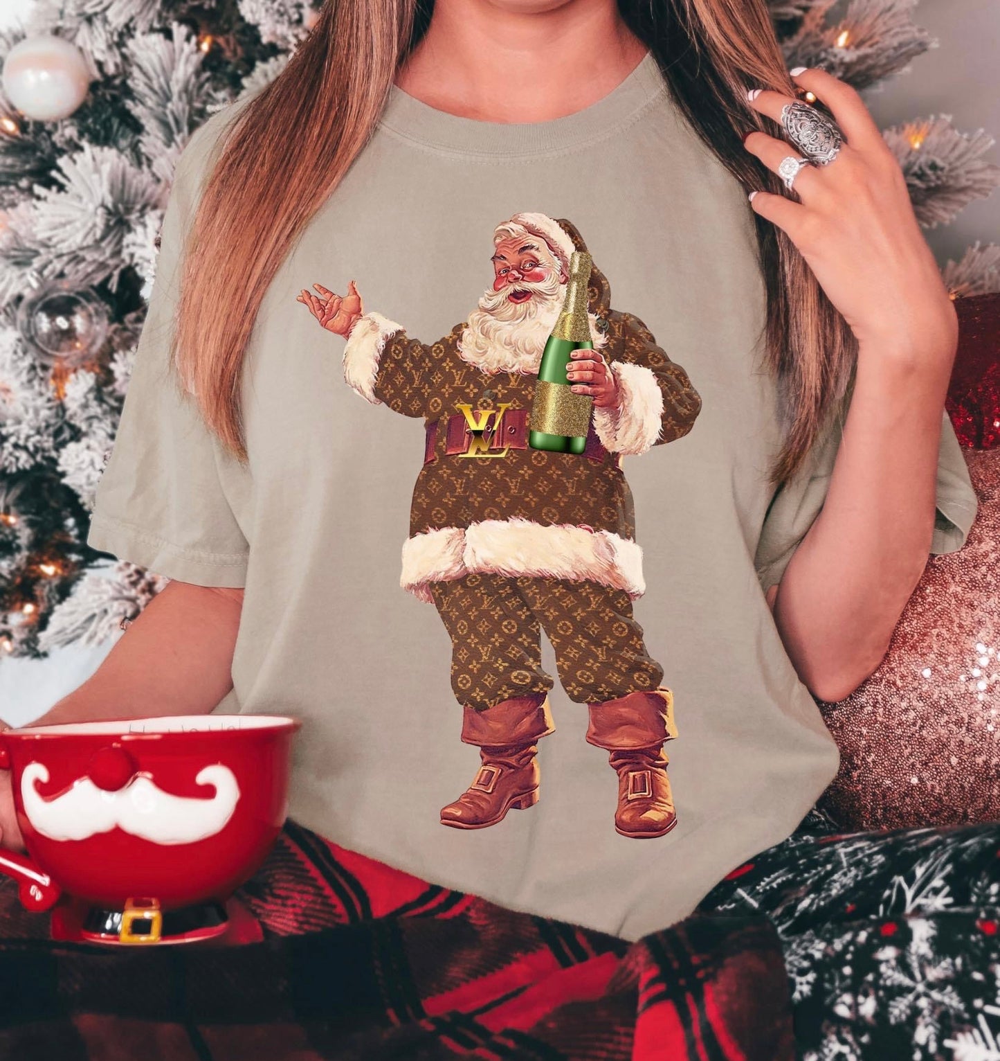 Boujee Santa Tee/Sweatshirt