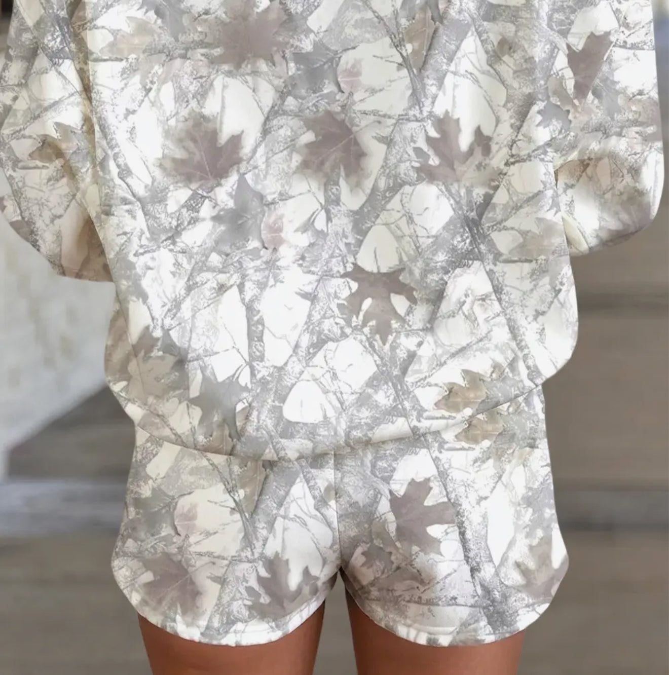 Cozy Light Camo Shorts