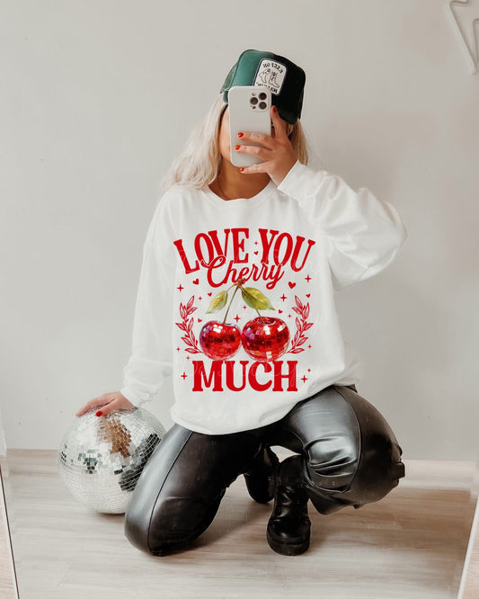 Valentine Cherries Sweatshirt