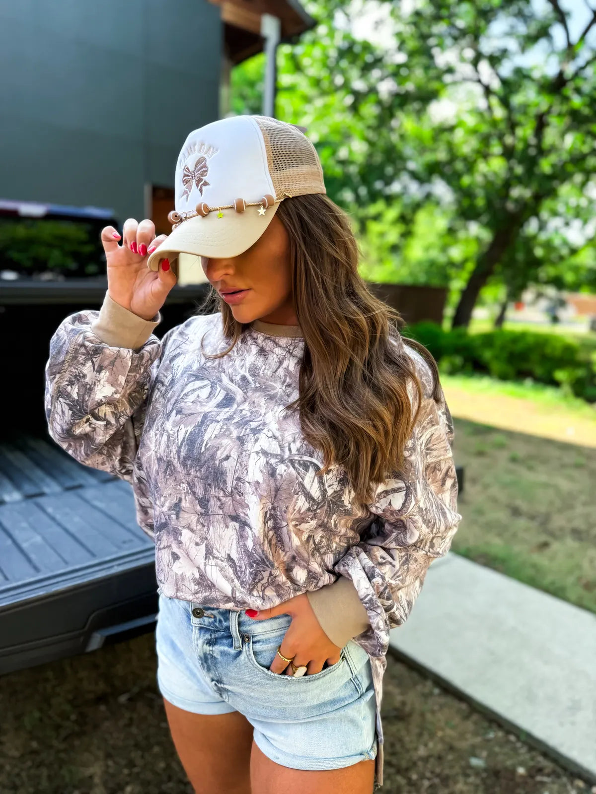 PREORDER Dark Camo Long Sleeve Pullover