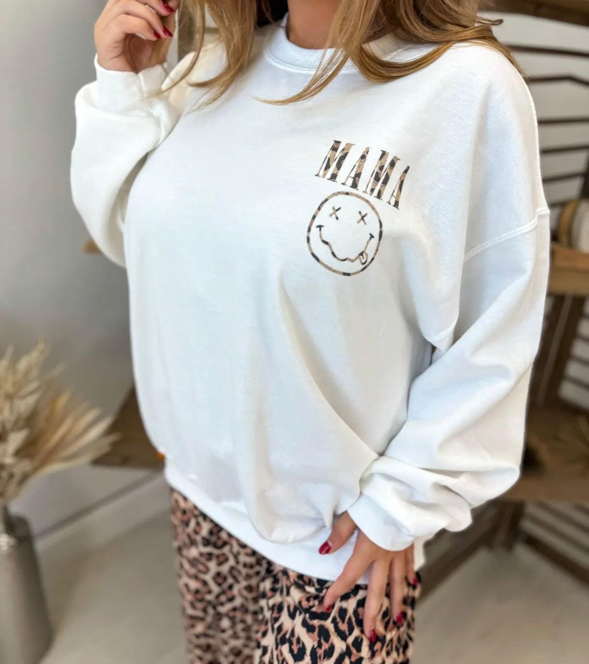 Mama Leopard Smiley Crew