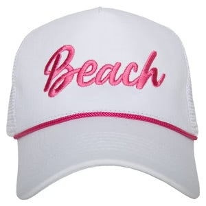 Beach Embroidered Hat