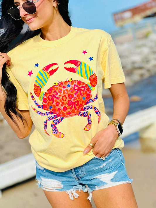 Crab Multi Bow Tee