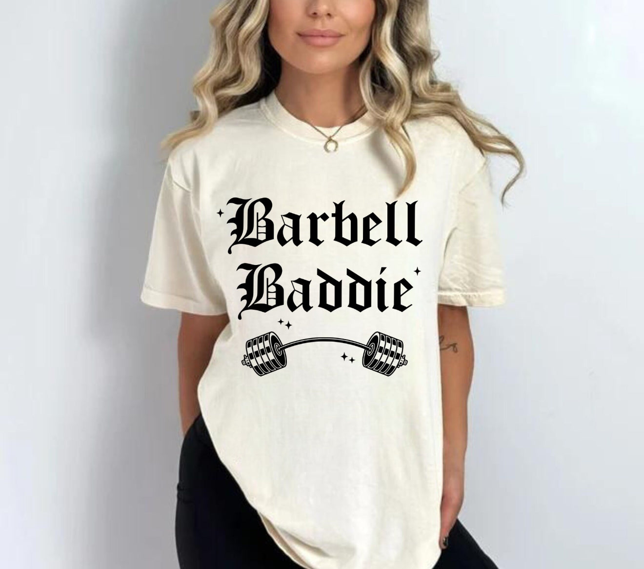 Barbell Baddie Tee/Sweatshirt