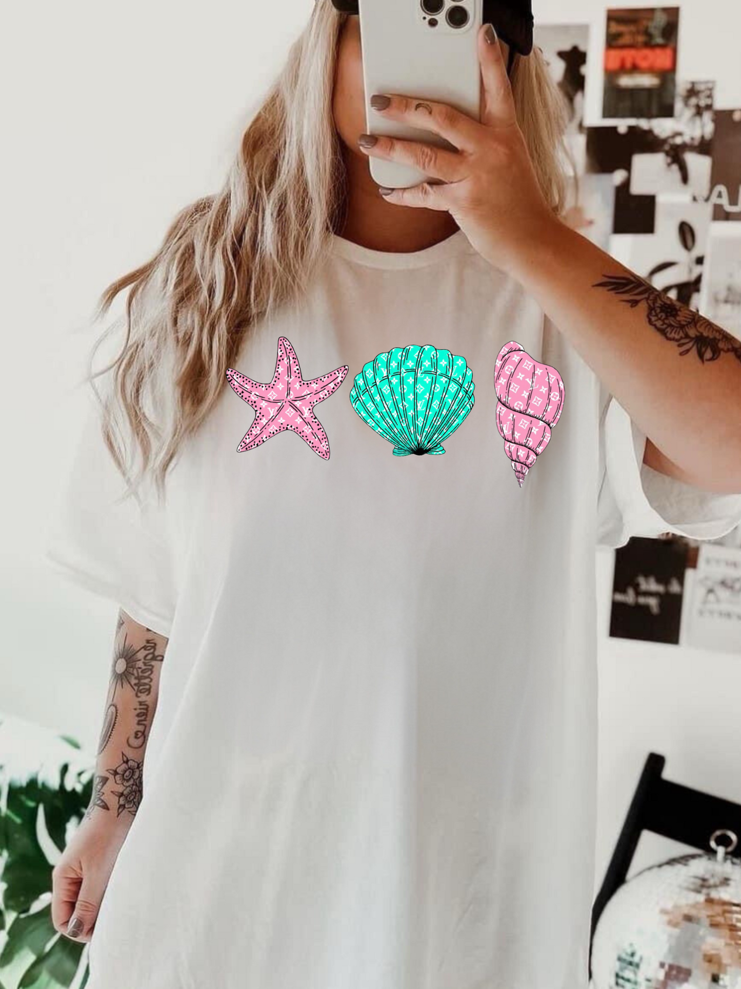 Boujee Seashells Tee/Sweatshirt