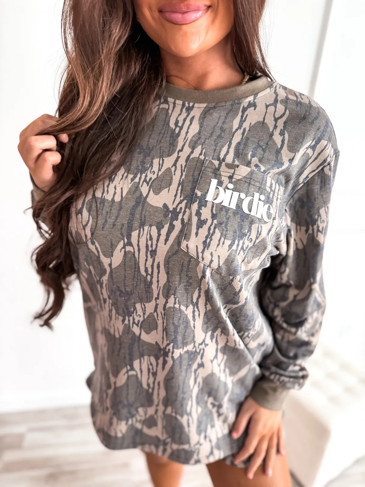 PREORDER Two Piece Woodland Camo Set (Long Sleeve & Shorts)