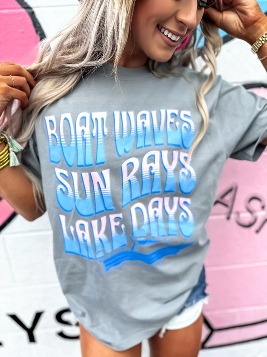 Boat Waves Tee
