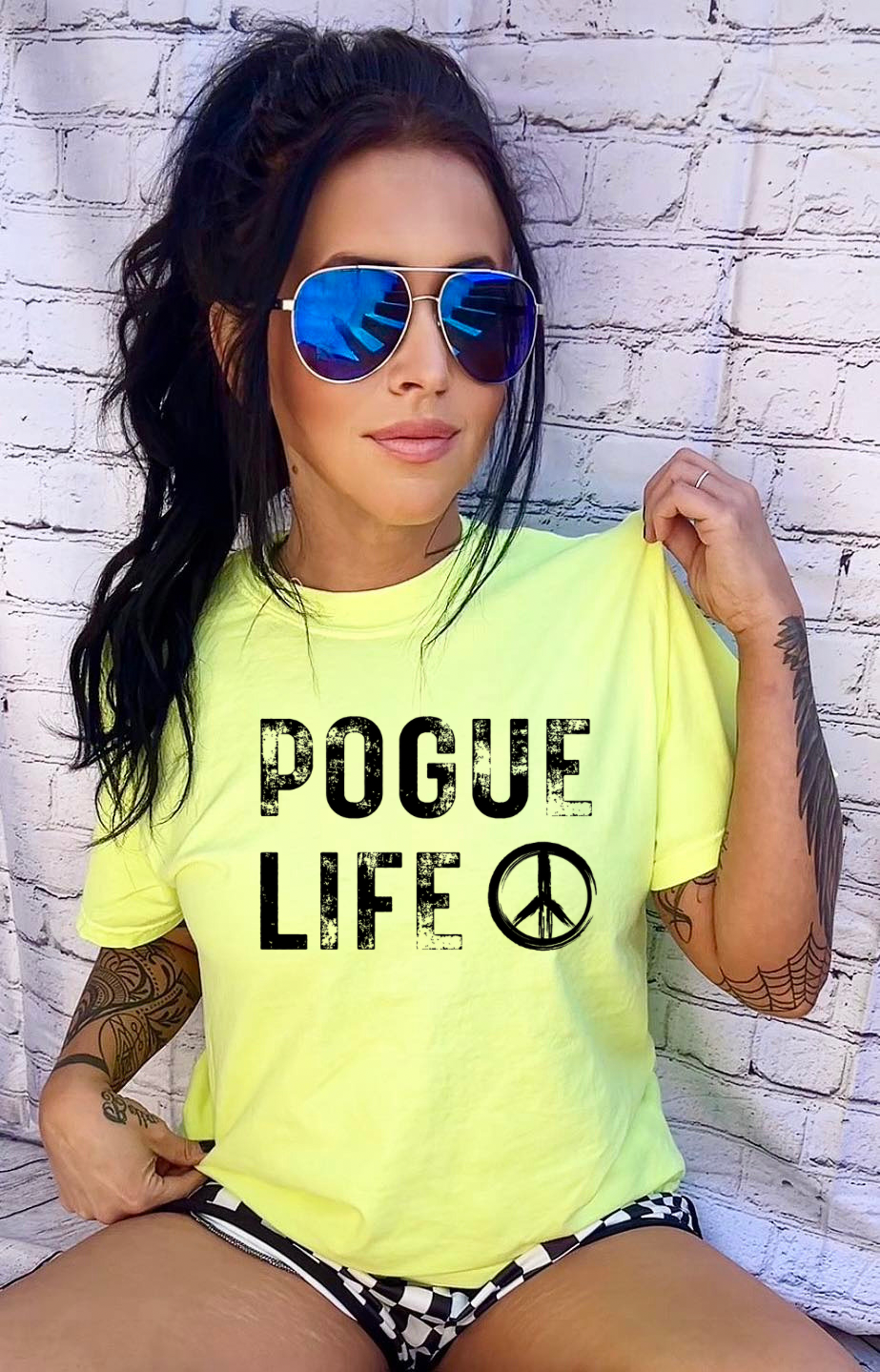 Pogue Life Peace Sign Tee/Sweatshirt