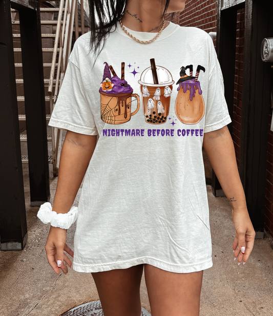 Nightmare Before Coffee Tee