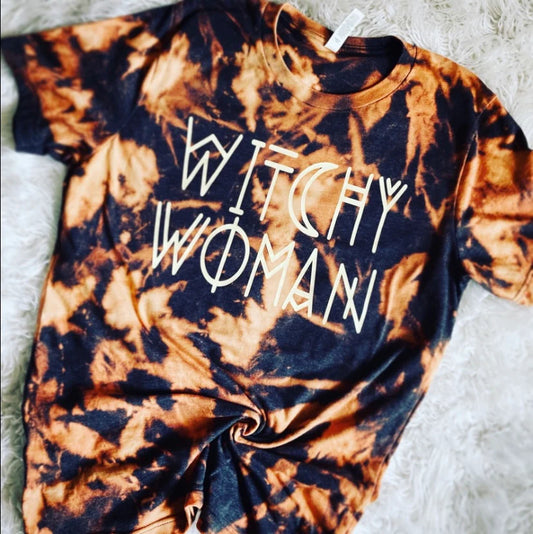 Witchy Woman Bleached Tee