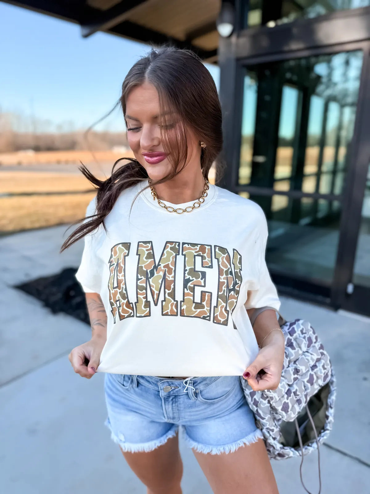 Amen Camo Tee