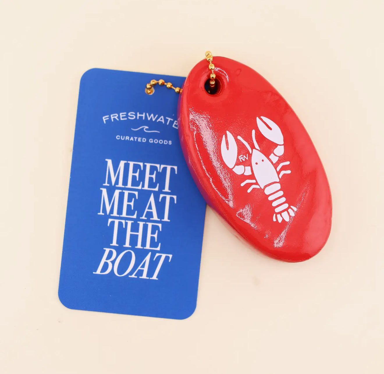 Lobster Floating Keychain