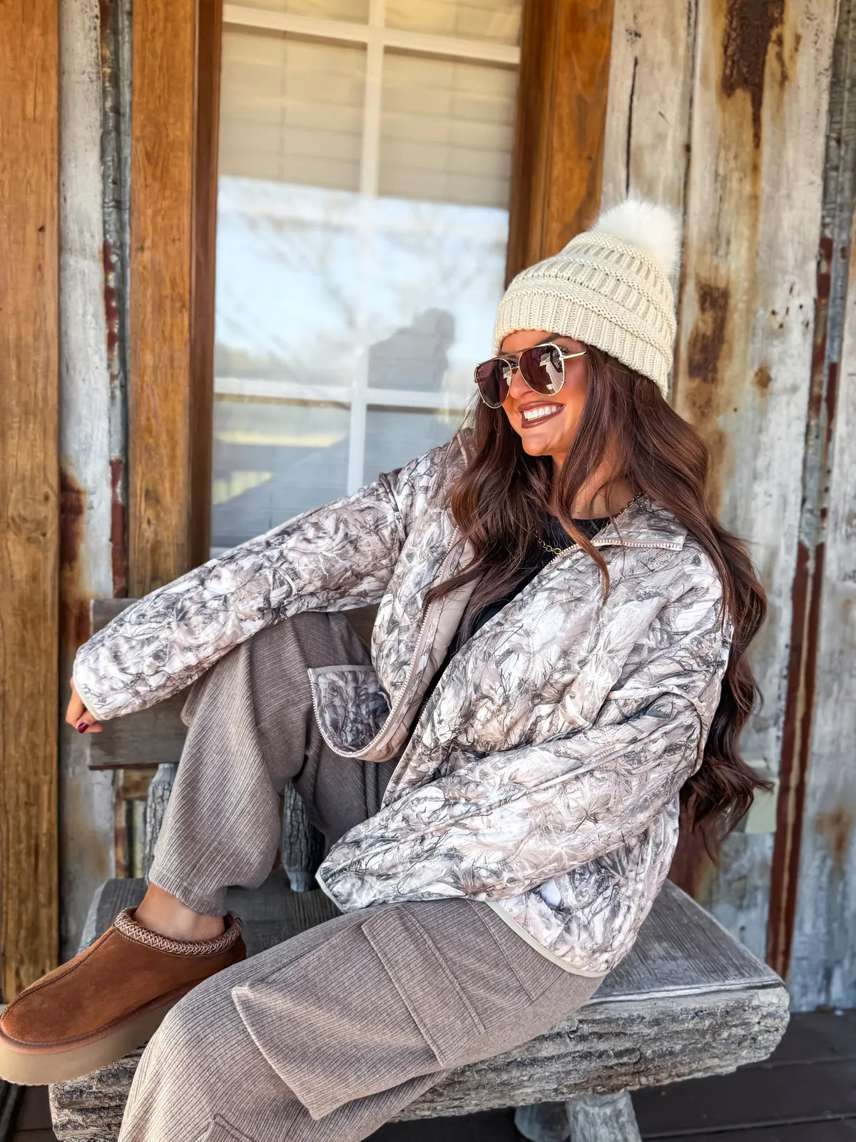 PREORDER Dark Camo Cozy Cloud Jacket