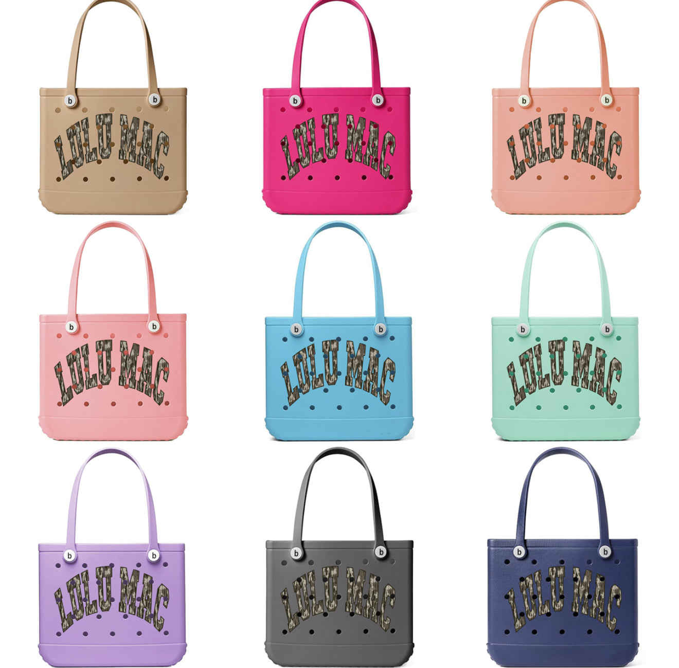 PREORDER Lulu Mac Camo Beach Bags