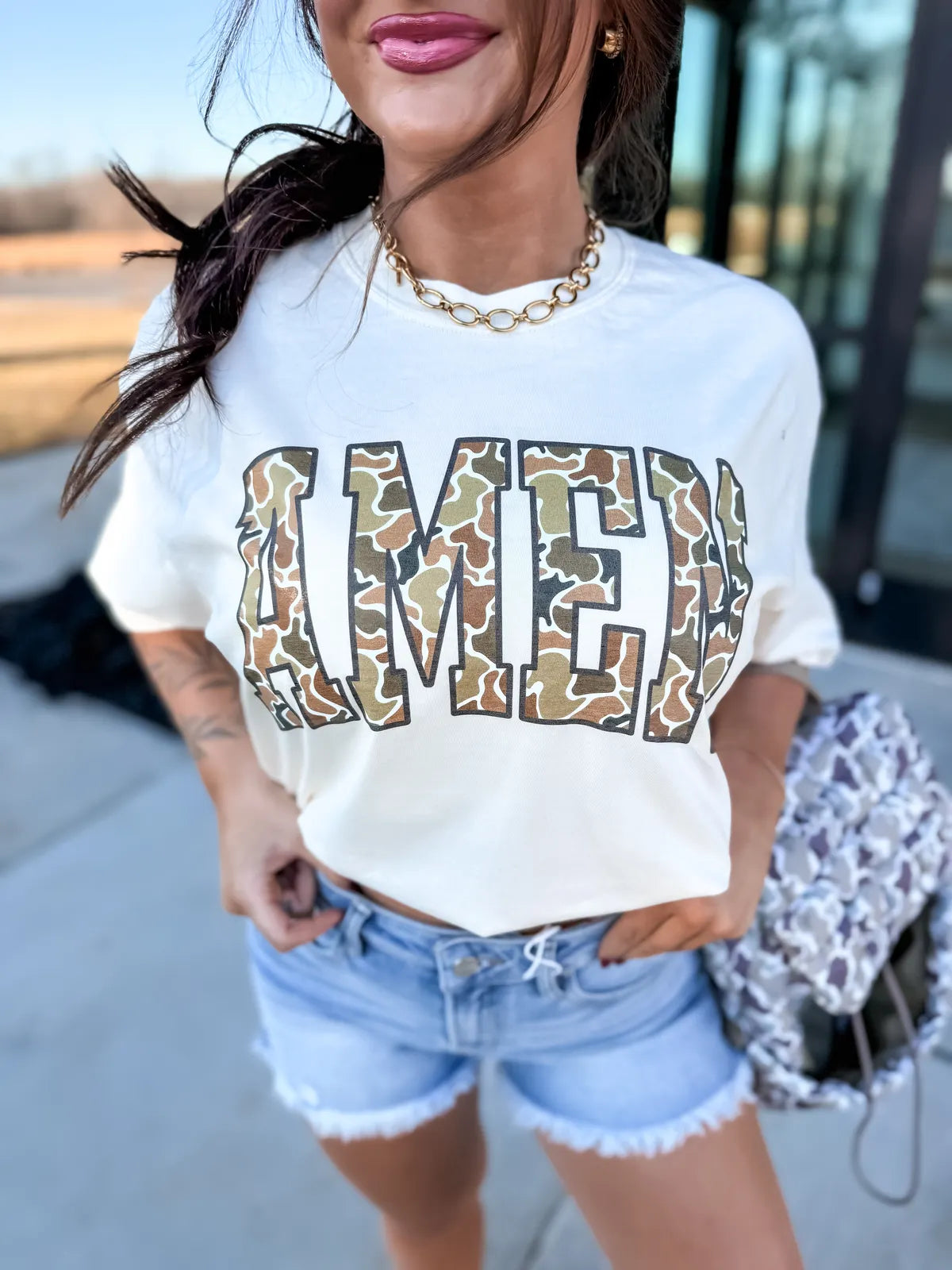 Amen Camo Tee