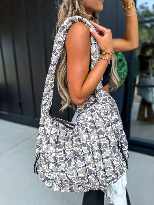 PREORDER Duck Camo Quilted Bag