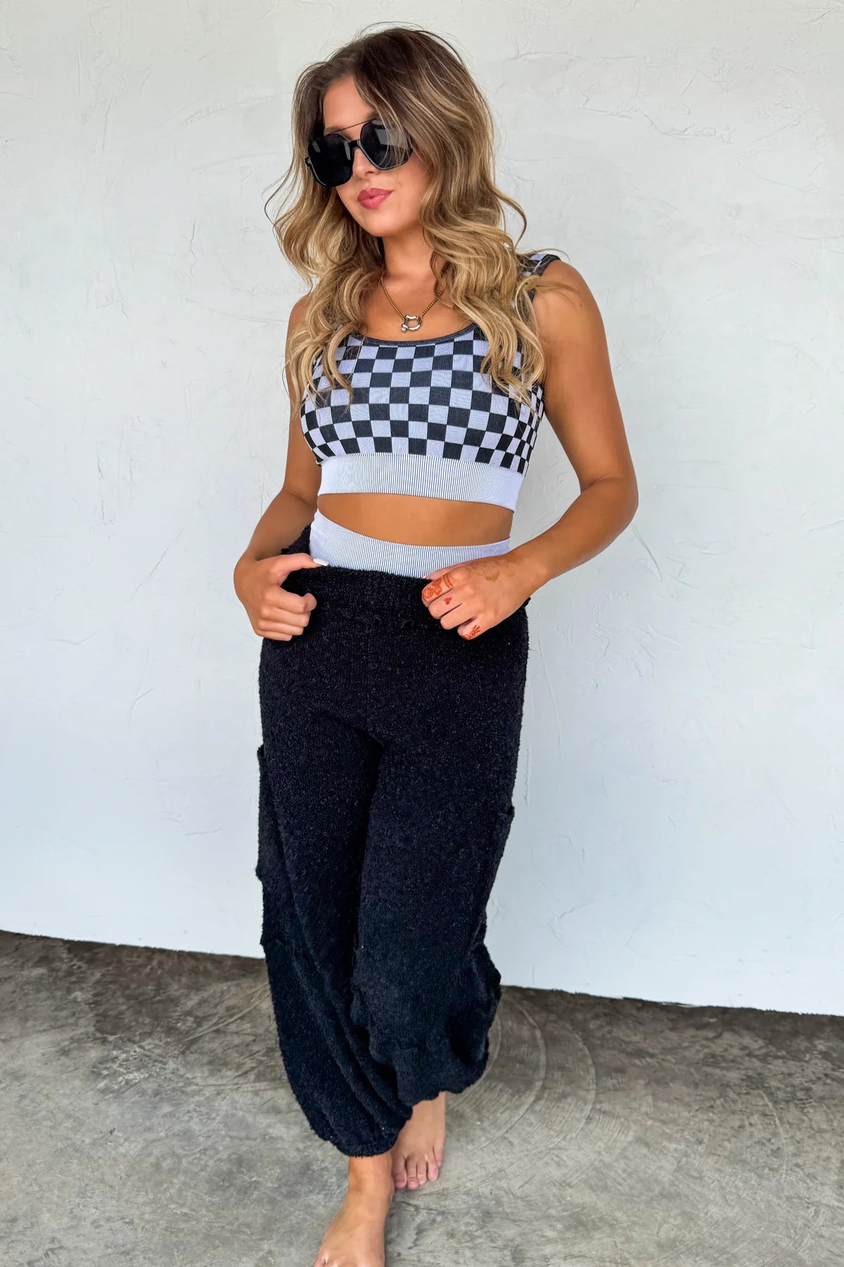 Preorder: Jet Black Checkered Sets