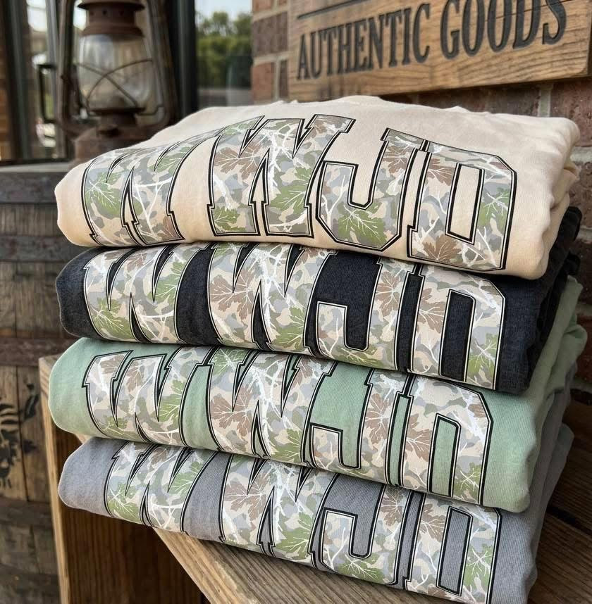 WWJD Dark Camo Tee/Sweatshirt