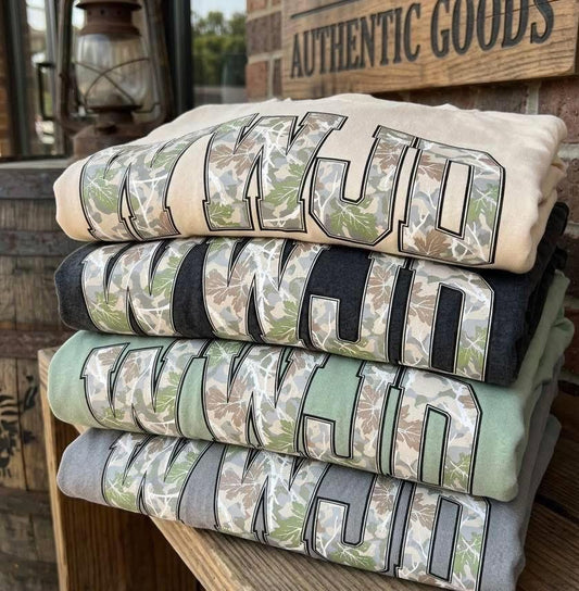 WWJD Dark Camo Tee/Sweatshirt