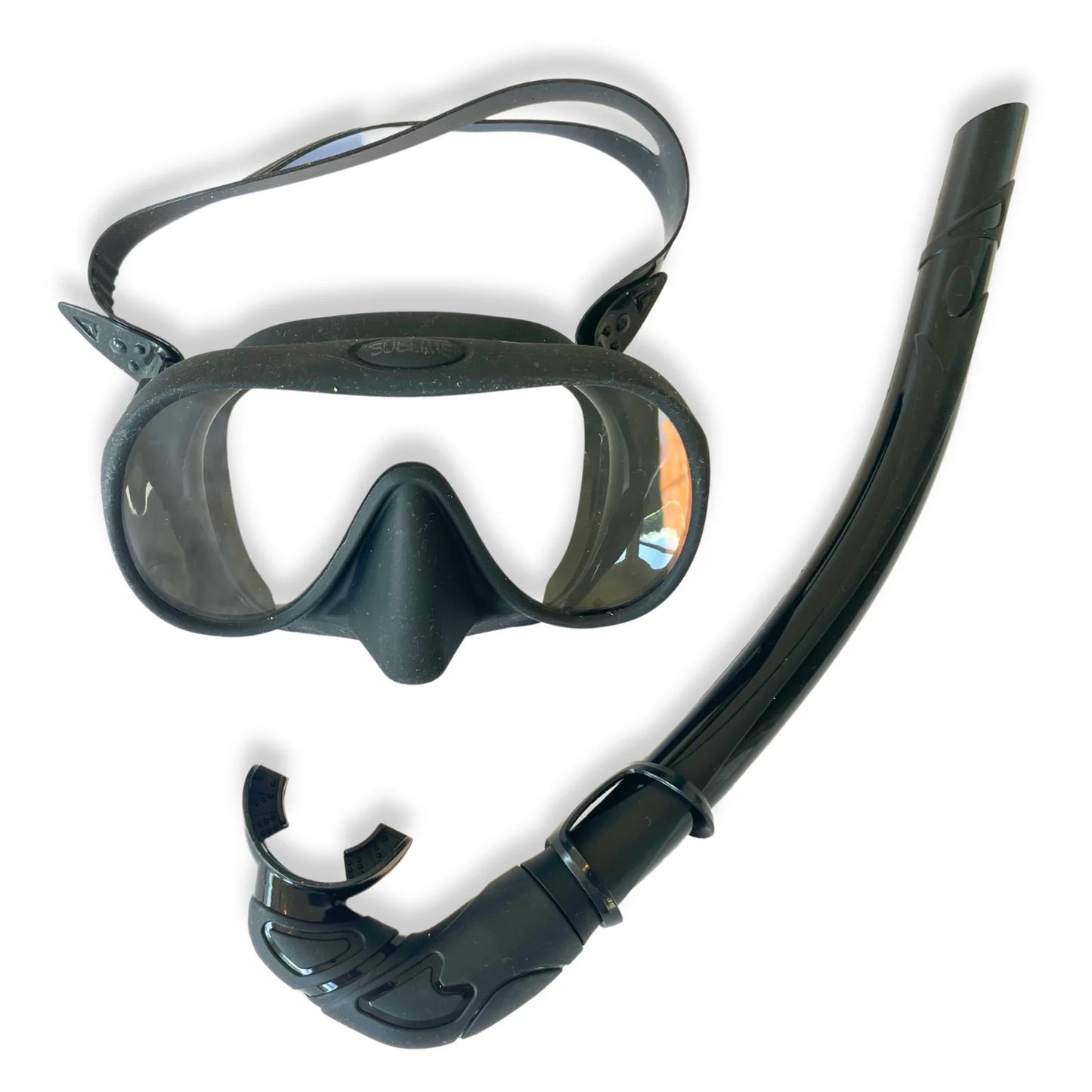 Black Snorkel Set