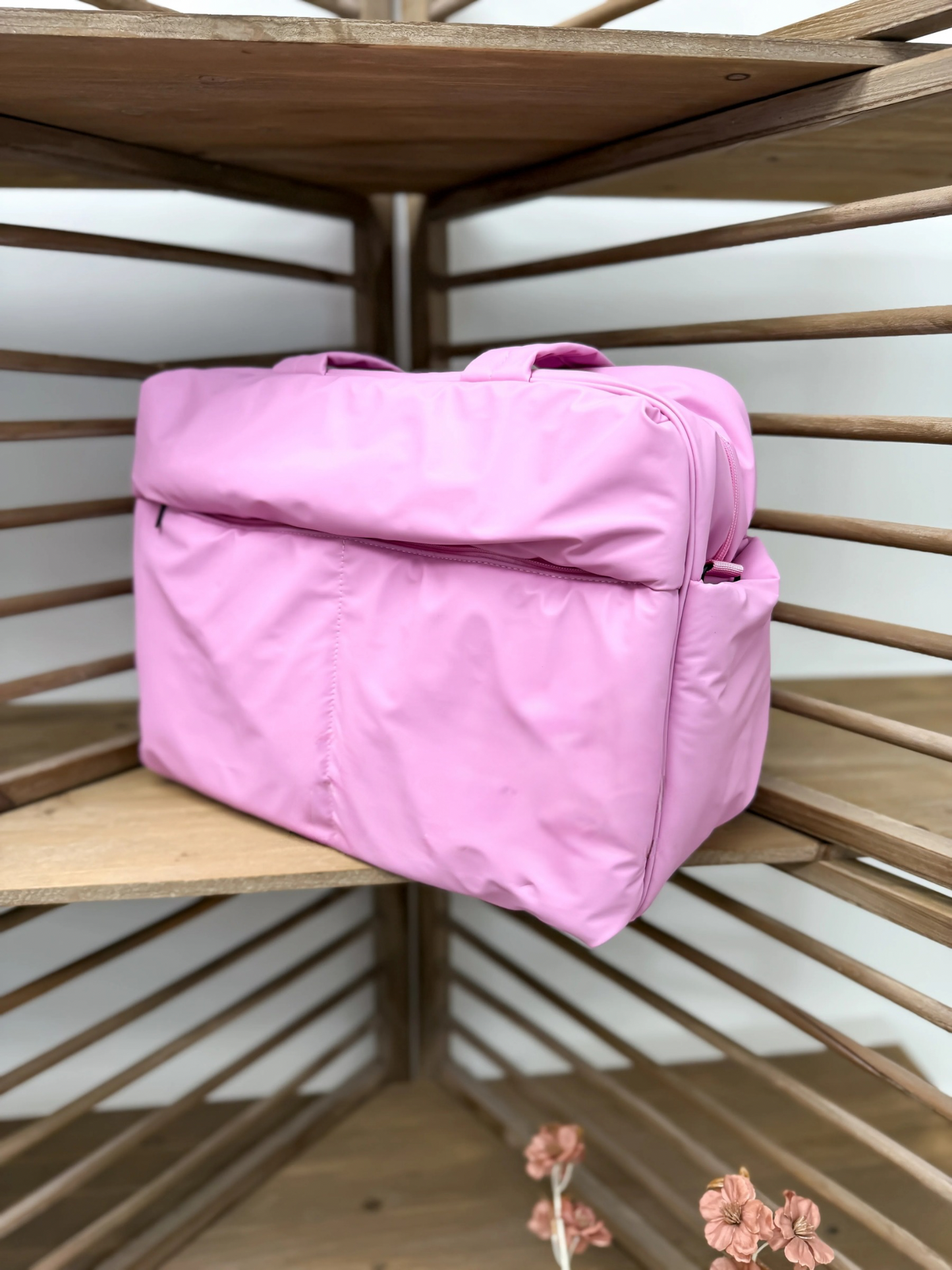 PREORDER Mini Duffle Pink Plumeria