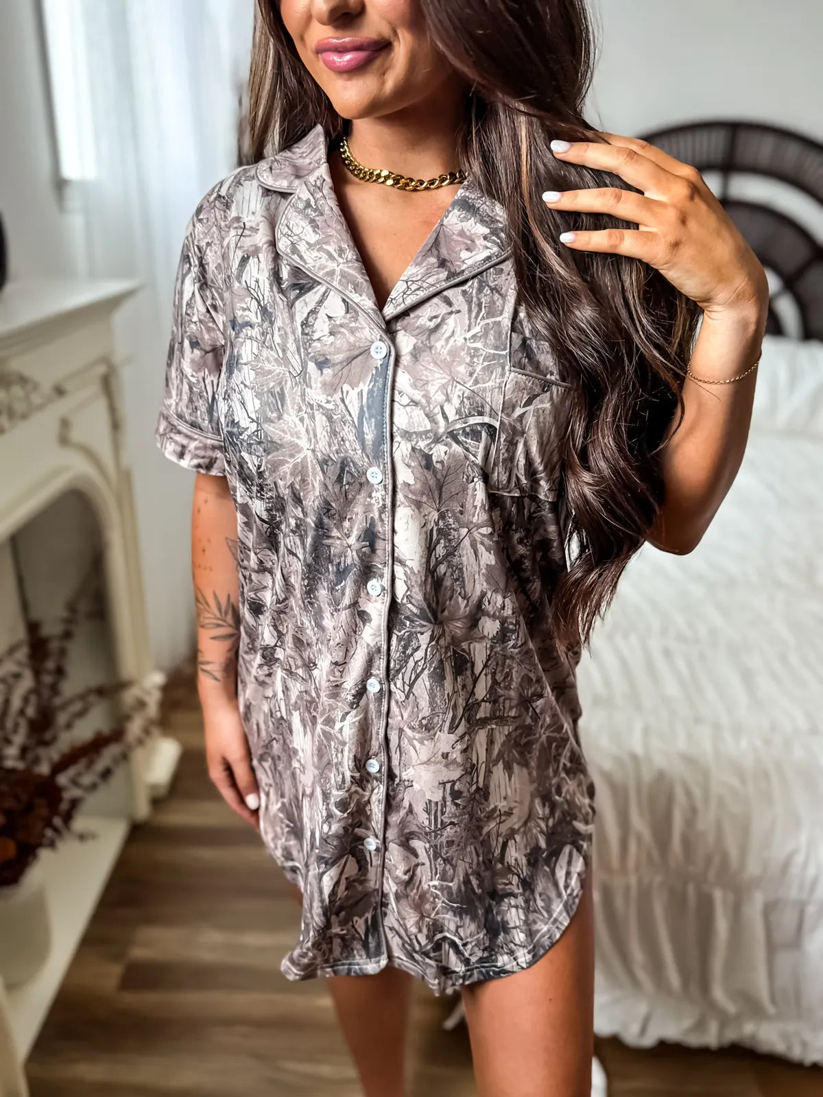 PREORDER Dark Camo Dream Dress Tee