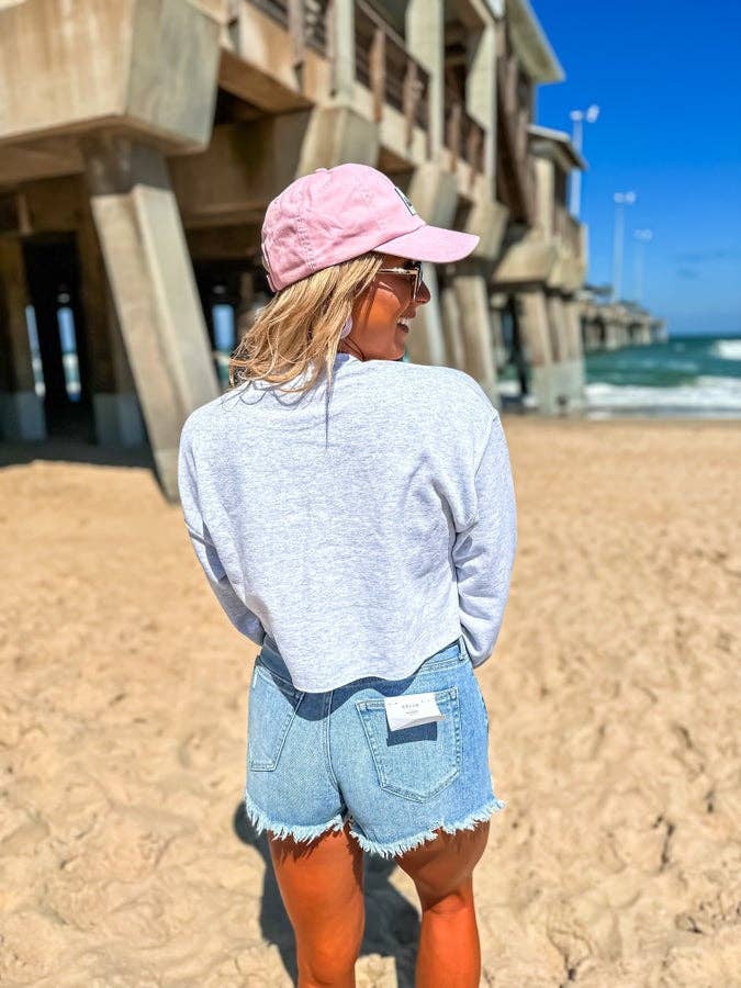 The Beach Club Cropped Crew