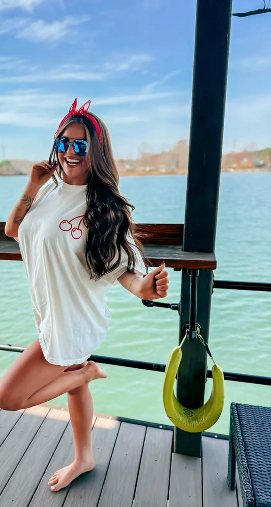 Coastal Cherries Tee
