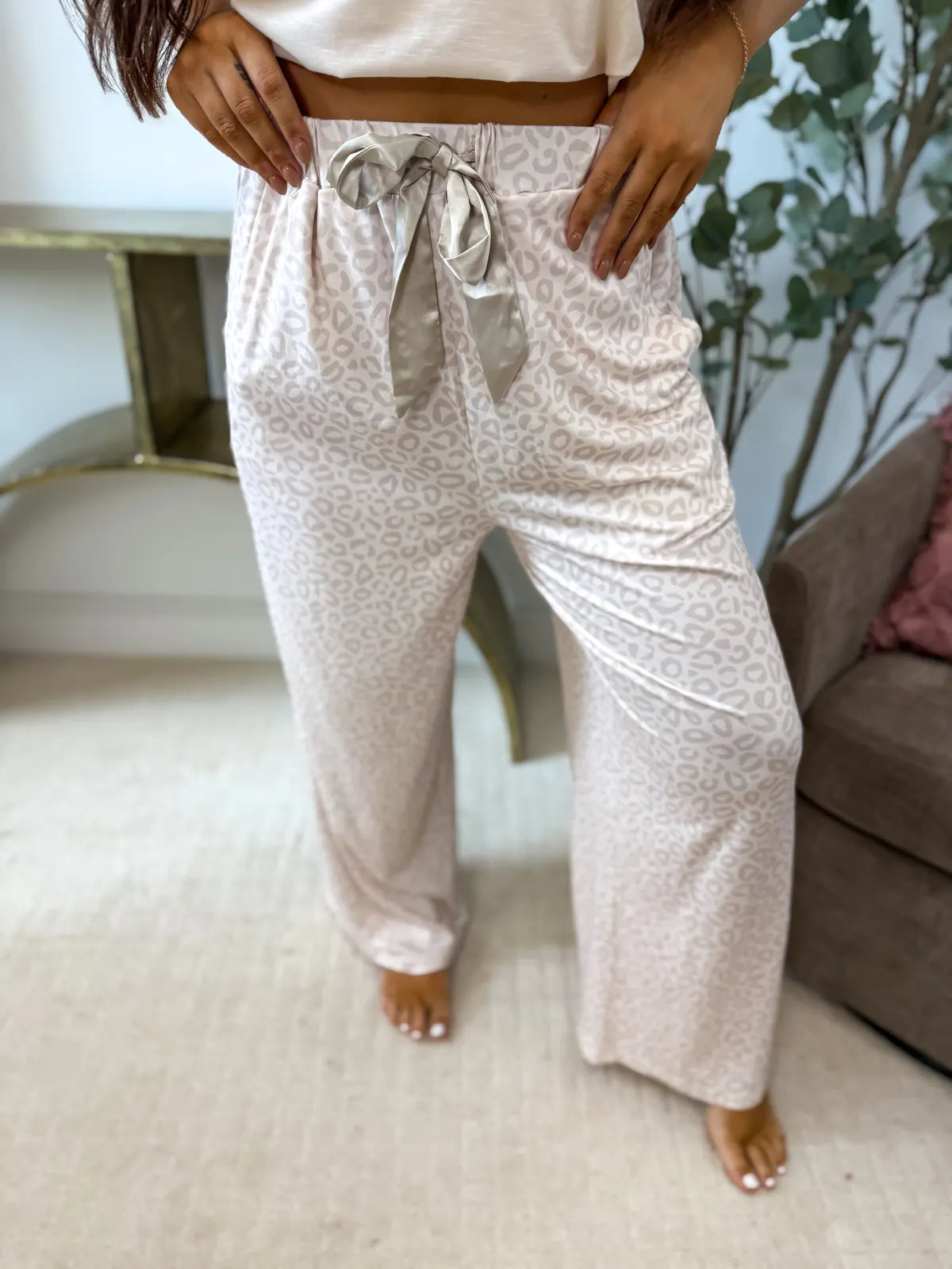 PREORDER Honey Leopard Stretchy Lounge Pants