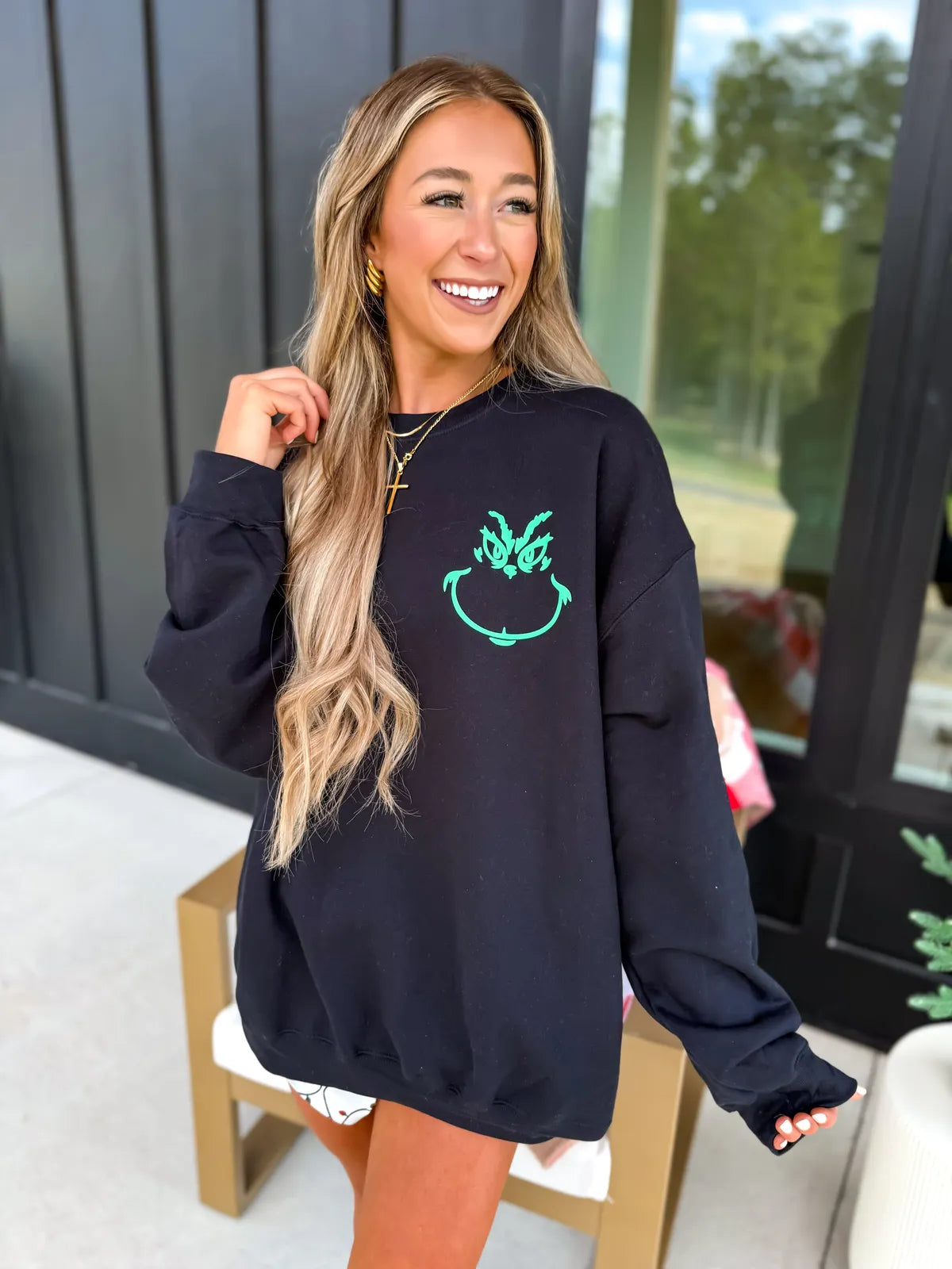 You’re a Mean One Black Sweatshirt