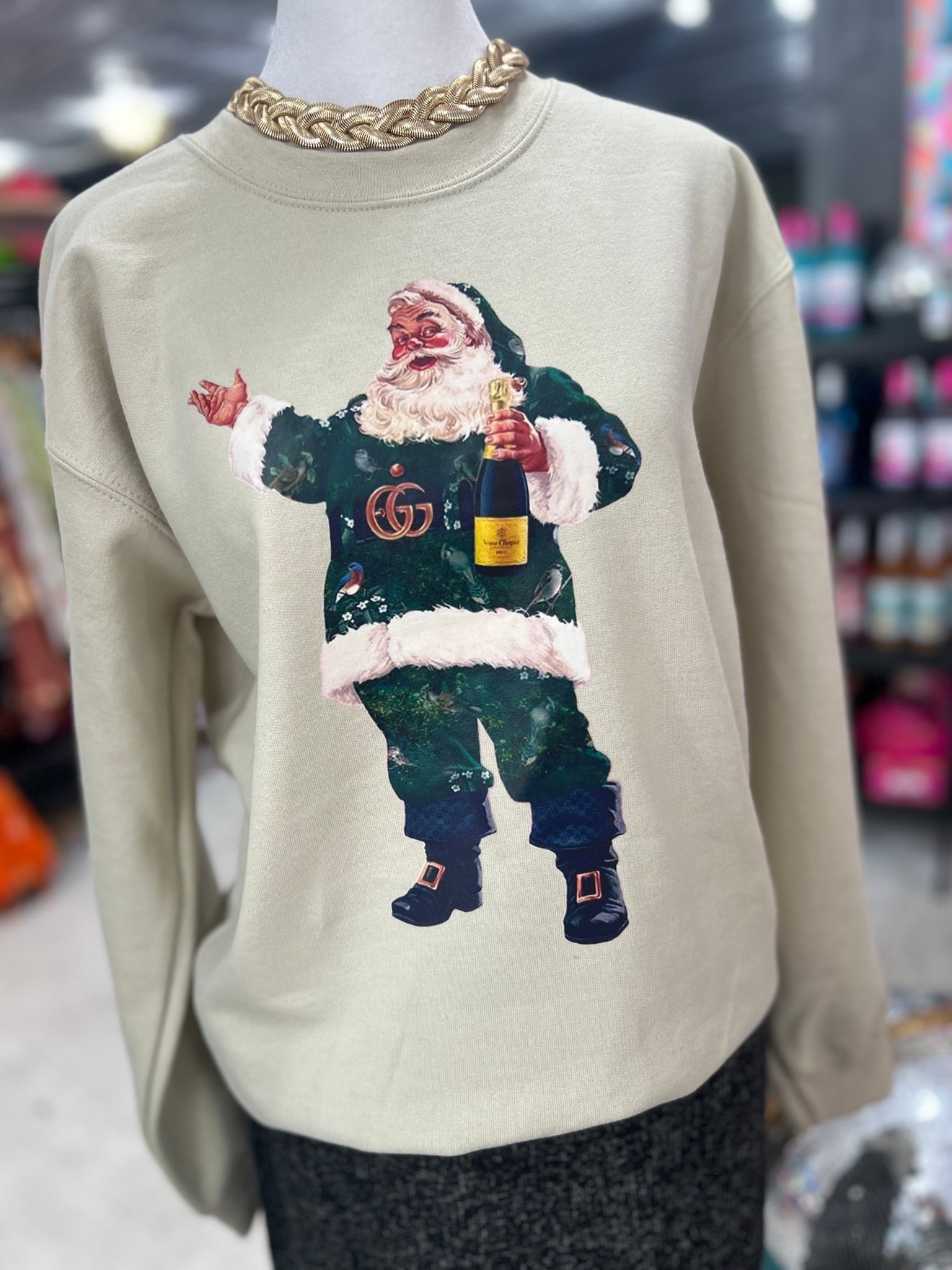Preppy Santa Tee/Sweatshirt