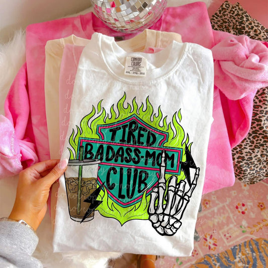 Retro Tired Mom Club Tee/Sweatshirt